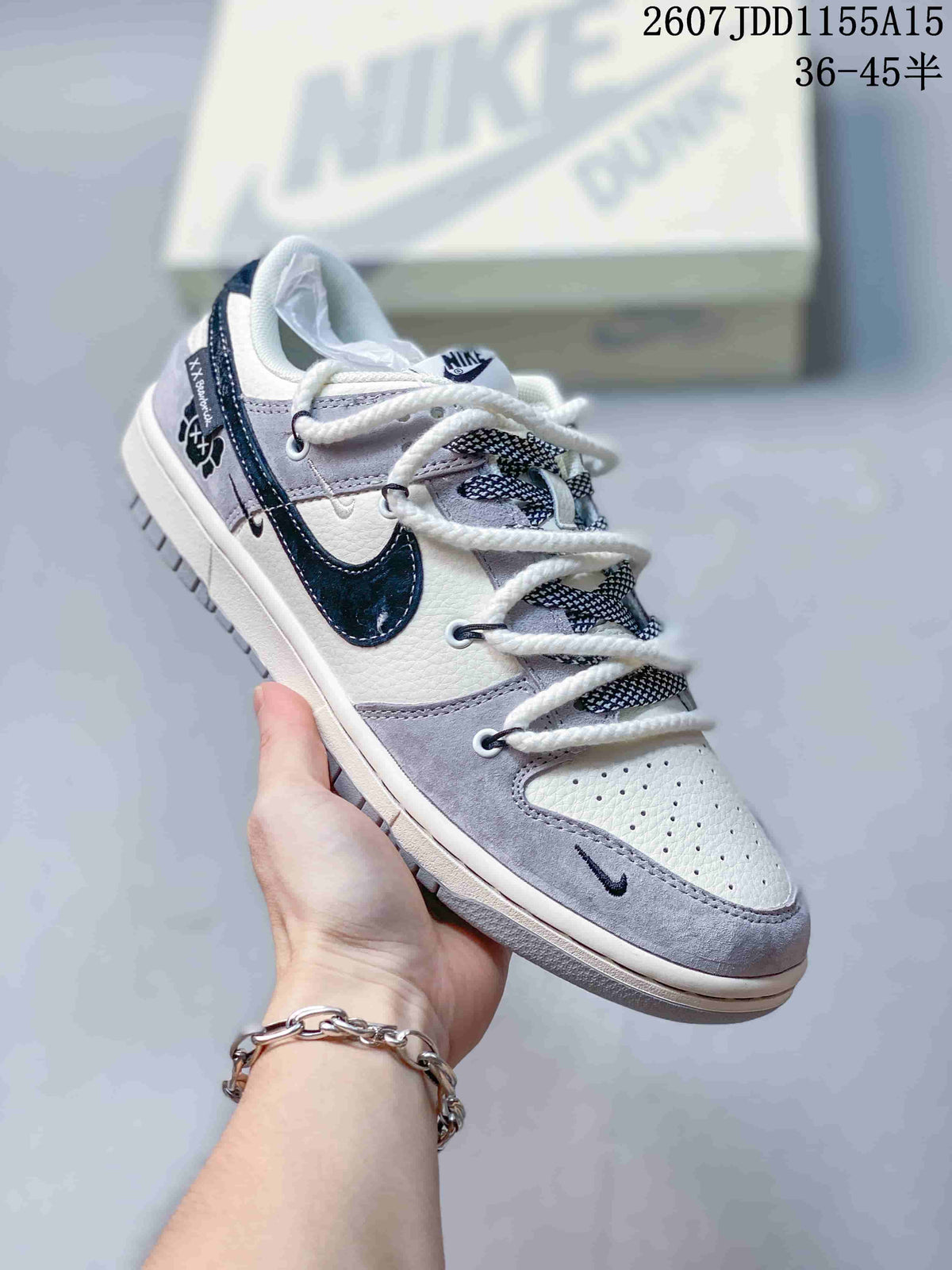 Nike SB Dunk Low Gray White Navy JDD1155A15 Sneakers