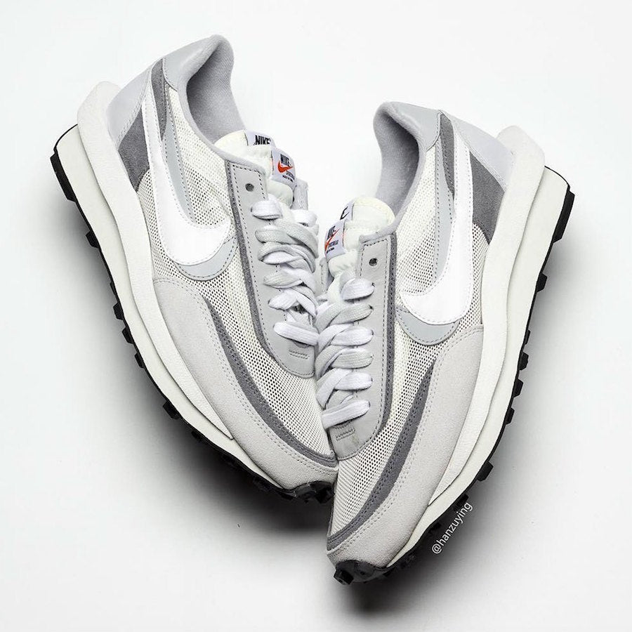Nike x sacai LDWaffle Sneakers in White and Grey BV0073-100