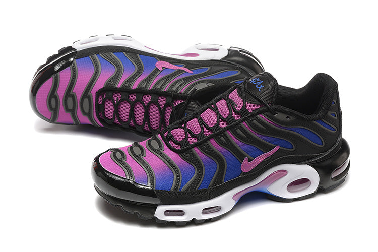 Nike Air Max Plus Black Pink and Blue Sneakers