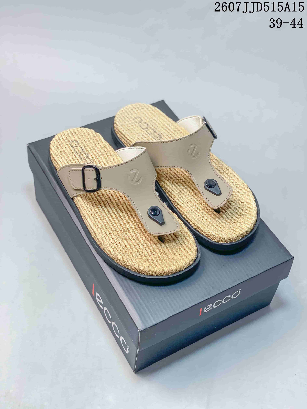ECCO JJD515A15 Toe-Post Sandals with Adjustable Buckle