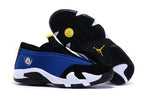 Jordan 14 Low Sneakers in White and Black