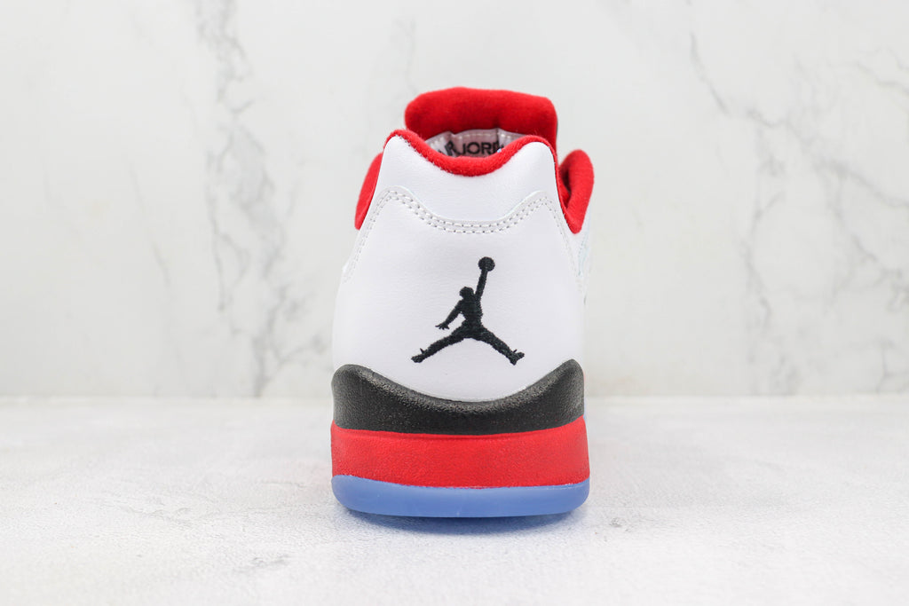 Jordan Air Jordan 5 Low White Red Black Sneakers 819171-101