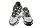 Nike Air Max Plus Sneakers in Silver and Olive