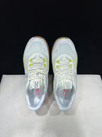 On THE ROGER Advantage Pro Tennis Shoes White Beige Pink