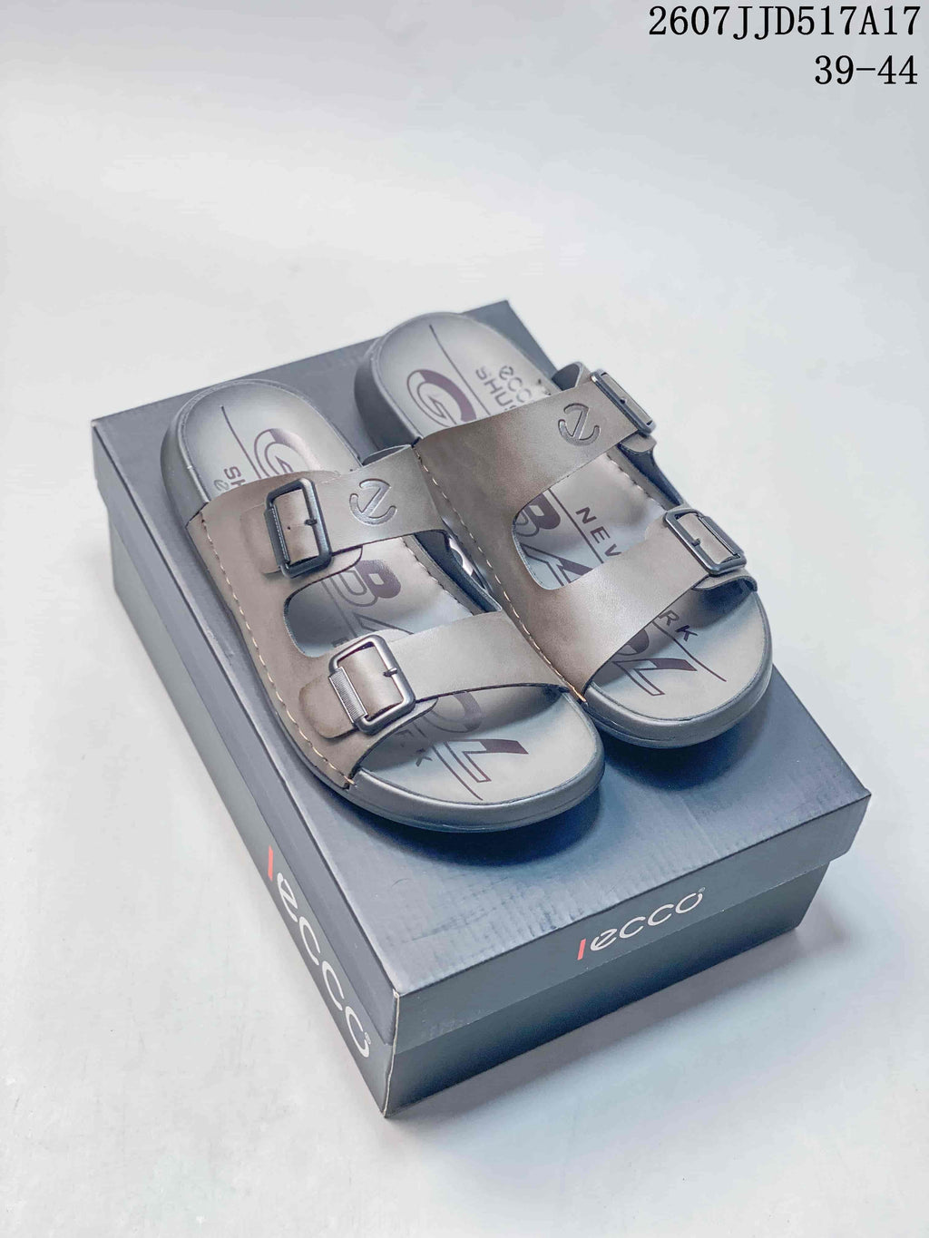 ECCO Double-Buckle Slide Sandals 2607JJD517A17