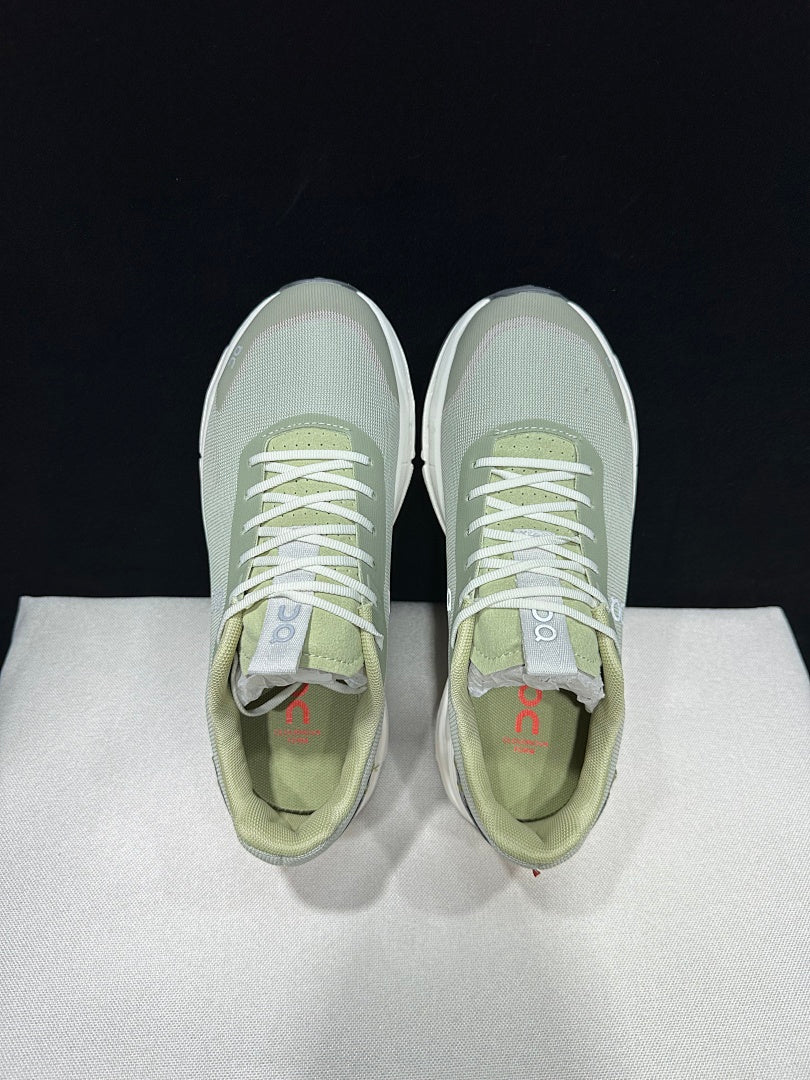 On Cloudnova Form 2 Sneakers in Green and Coral