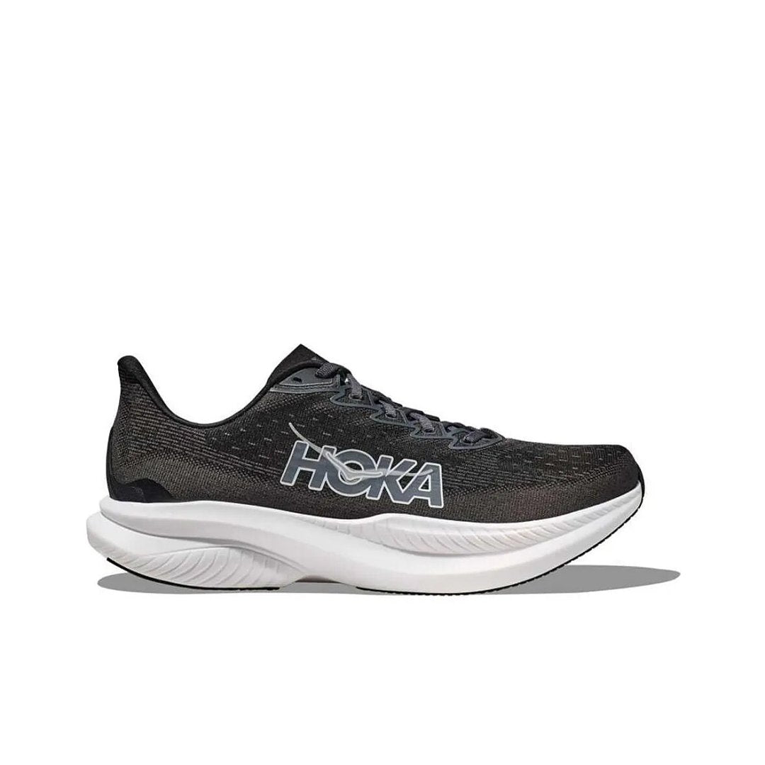 HOKA Mach 6 Running Shoes in Black and White