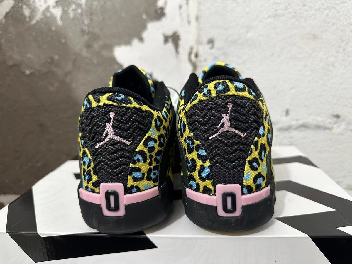 Jordan Luka 1 Basketball Shoes Black Leopard Print