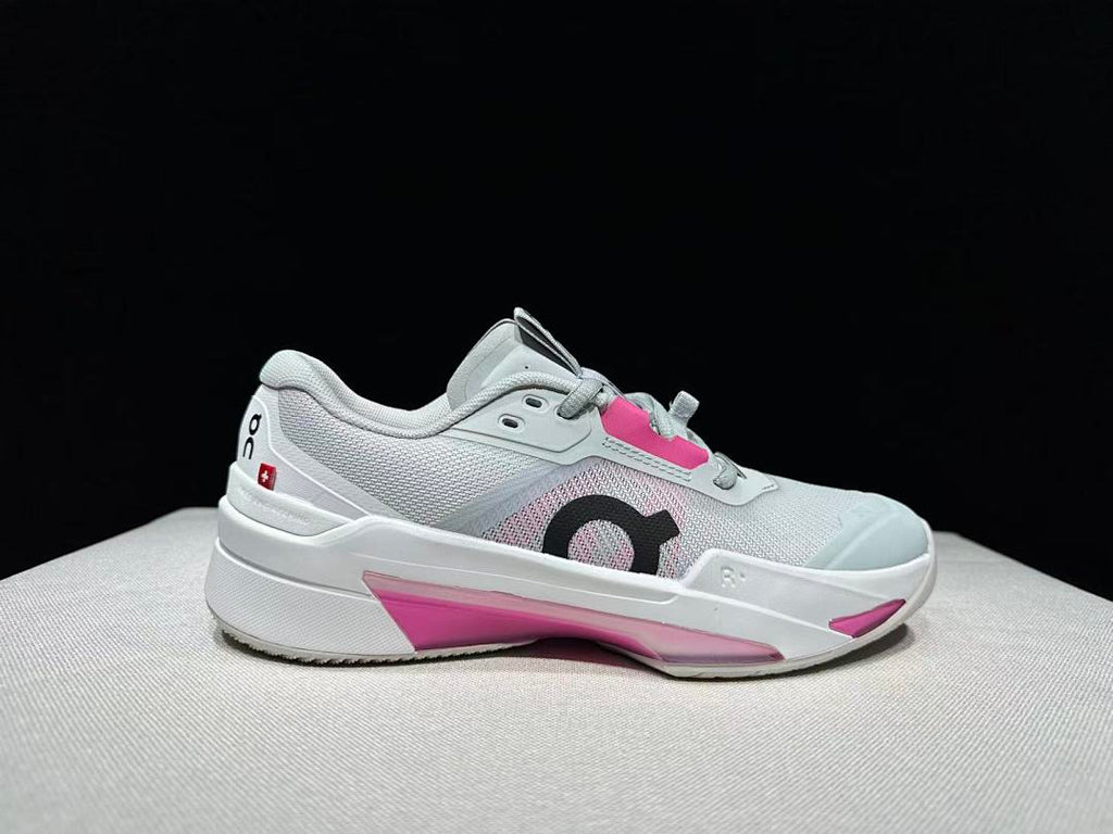 On The Roger Pro Fire Clay Grey Blue Tennis Shoes