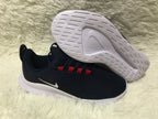 Nike Lunar 5 Sneakers in Navy, Red and White