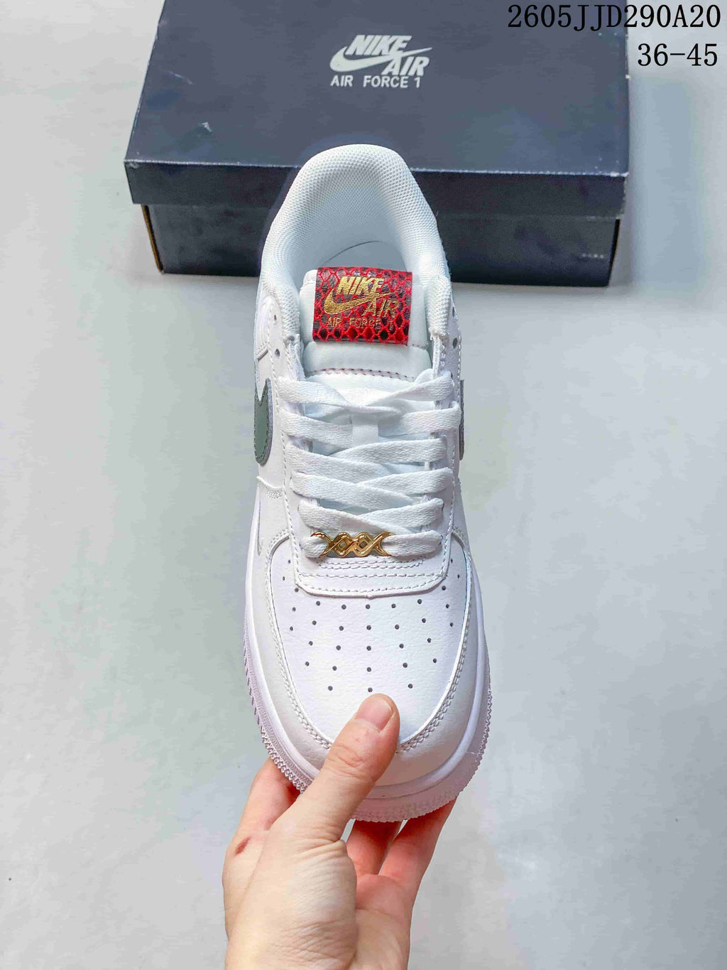Nike WMNS Air Force 1 Shadow White Green Sneakers