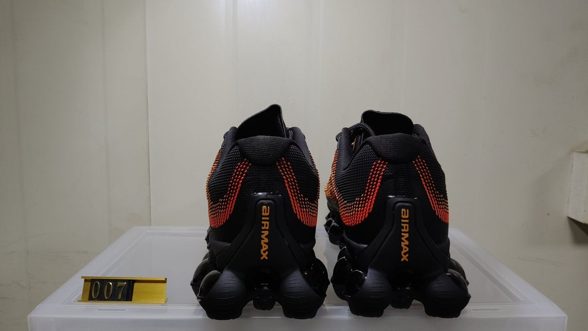 Nike Air Liquid Max Sneakers, Black and Orange