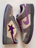 BAPE SK8 Sta Sneakers White Purple