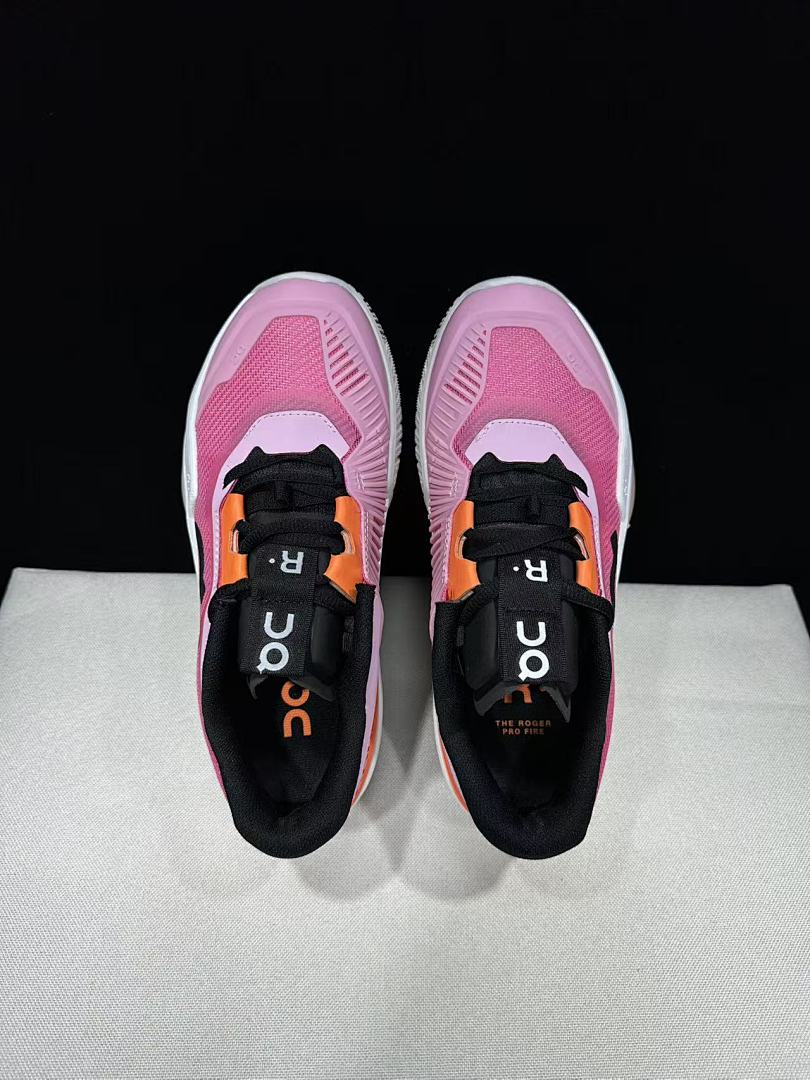 On The Roger Pro Fire Pink Flame Tennis Shoes
