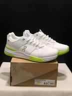 On The Roger Clubhouse Pro Sneakers White Neon Yellow