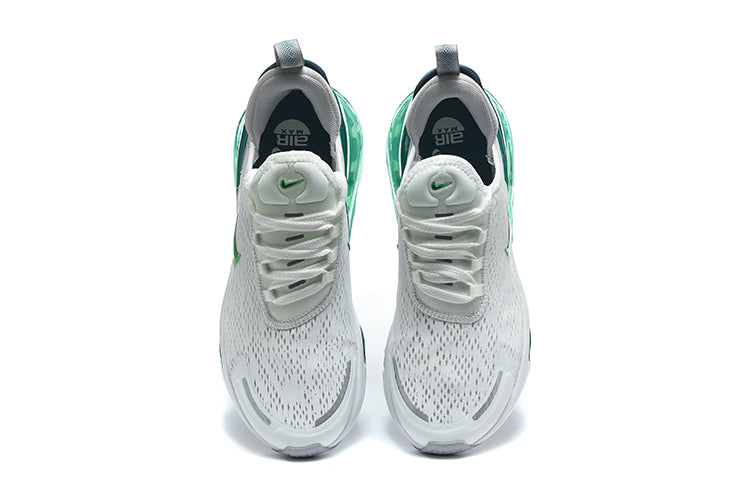 Nike Air Max 270 White and Green Sneakers
