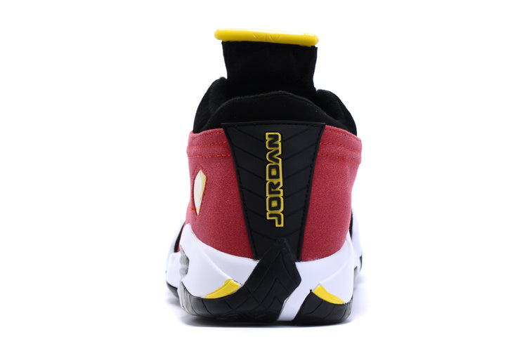 Jordan 14 Low Sneakers in White and Black