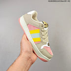 Gucci Screener Low-Top Sneakers in Beige, Pink and Multicolor