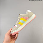 Gucci Screener Low-Top Sneakers in Beige, Pink and Multicolor