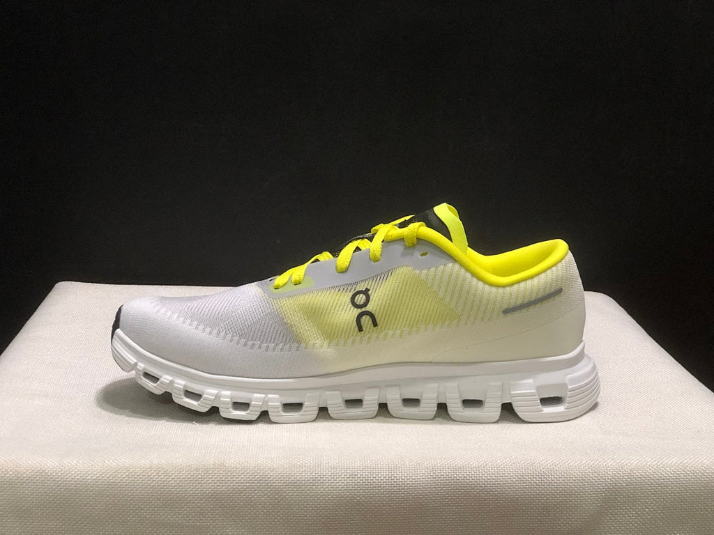 On Cloud 6 Push Sneakers White and Yellow