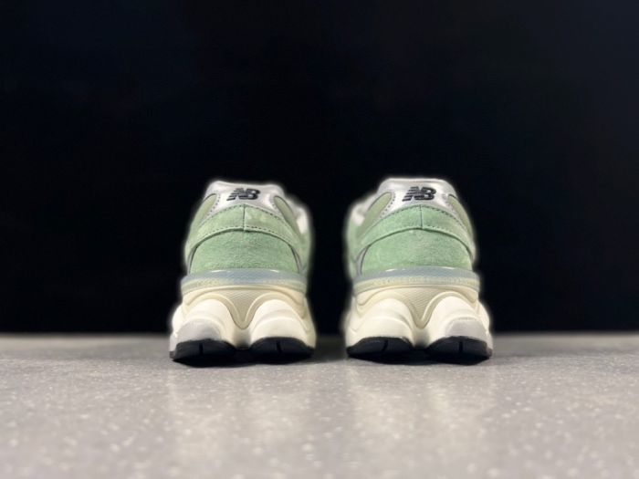 New Balance 9060 MET Sneakers in Sage Green and Cream