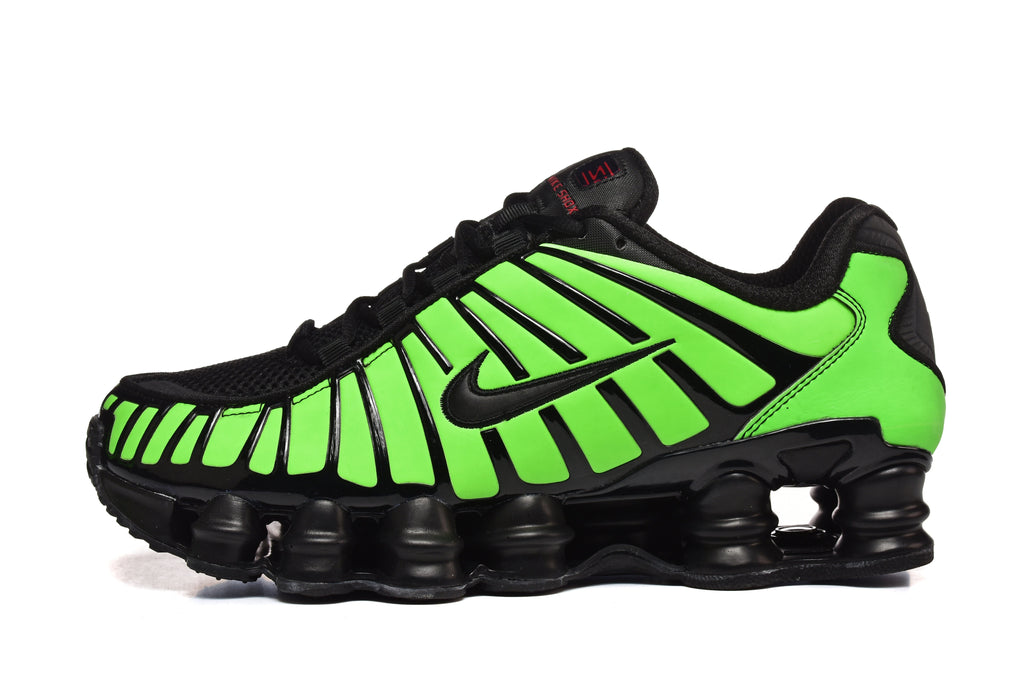 Nike Shox TL Sneakers Neon Green and Black