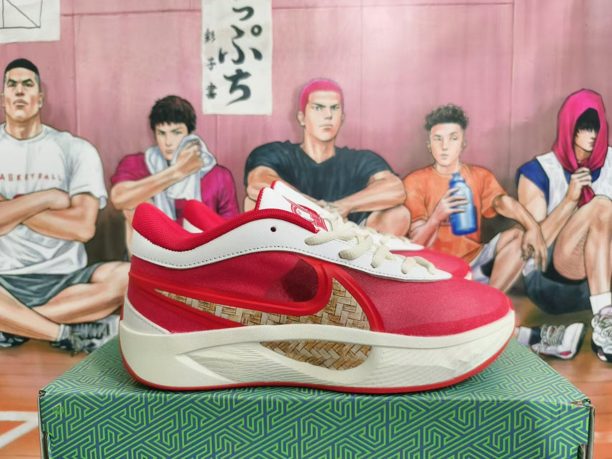 Anta KT 10 Basketball Shoes White and Red