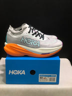 HOKA Mach X 2 Running Shoes in Gray and Orange