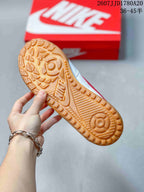 Nike Terra Manta Suede Sneakers White Red Gum Sole