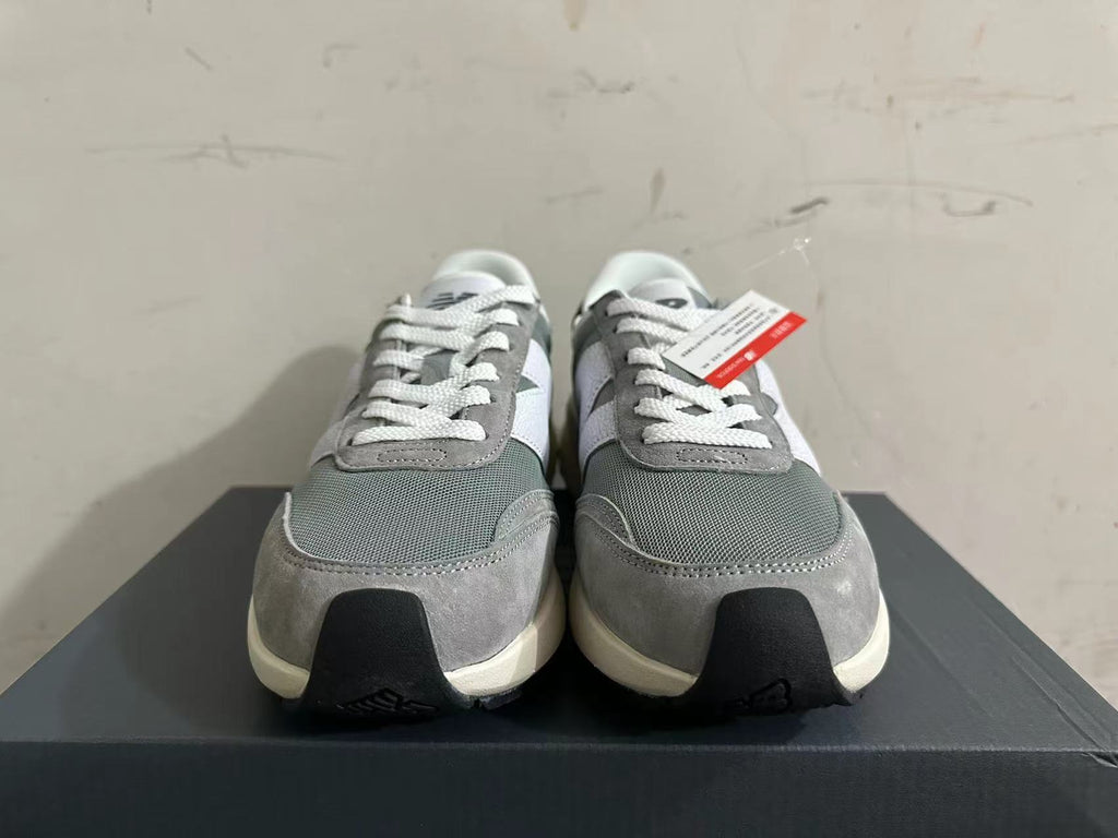 New Balance U370 Sneakers, Gray and White