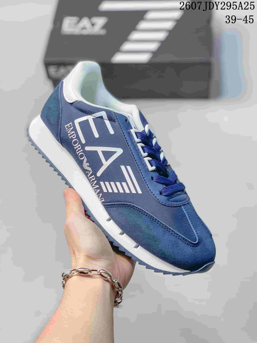 Emporio Armani EA7 Lace-Up Low-Top Sneakers 2607JDY295A25