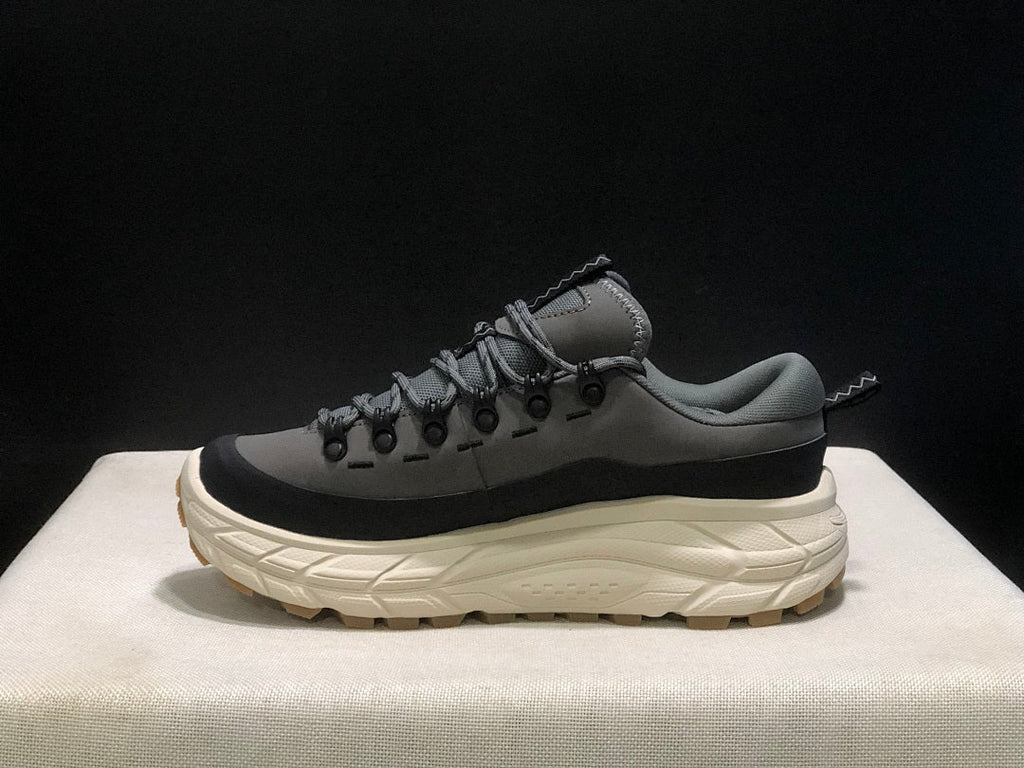 HOKA Tor Summit Trail Shoes in Gray and Black