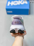 HOKA Rocket X 3 Low-Top Running Shoes Gray Mint