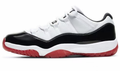 Jordan 11 Low Concord Bred White Black Red Sneakers FV2187-160