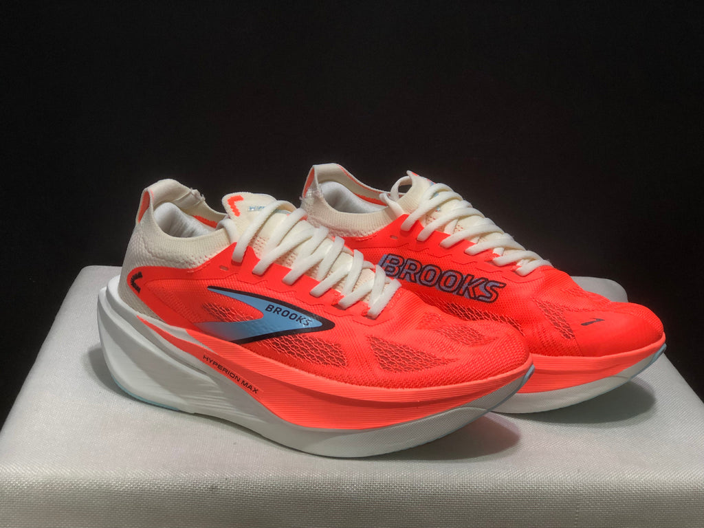 Brooks Hyperion Max 3 Running Shoes, Coral and White
