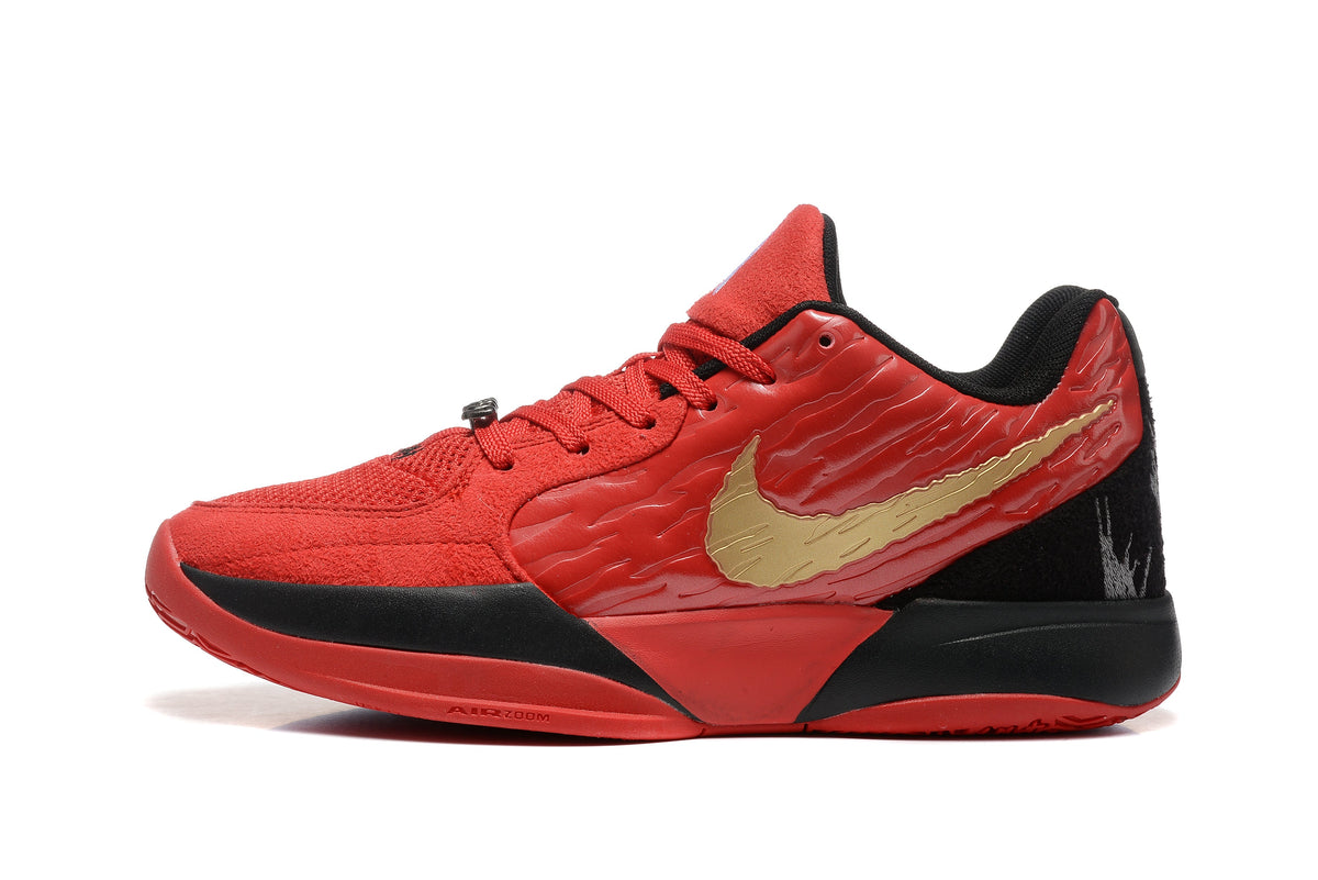 Nike Zoom Kobe 5 Basketball Shoes Red Black Gold