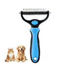 Dematting Comb Undercoat Rake Deshedding Brush for Pets