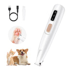 Quiet Rechargeable Pet Hair Trimmer with LED Light