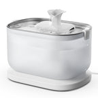 Stainless Steel Wireless Quiet Dual Flow Pet Fountain