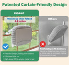 Foldable Cordless Cat Window Perch with Bolster Bed