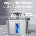 Stainless Steel Automatic Pet Water Fountain with Filters