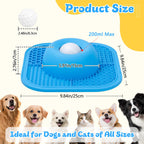Slow Feeder Dog Bowl and Lick Mat with Ball