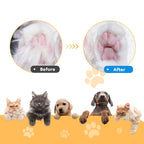 Quiet Rechargeable Pet Hair Trimmer with LED Light