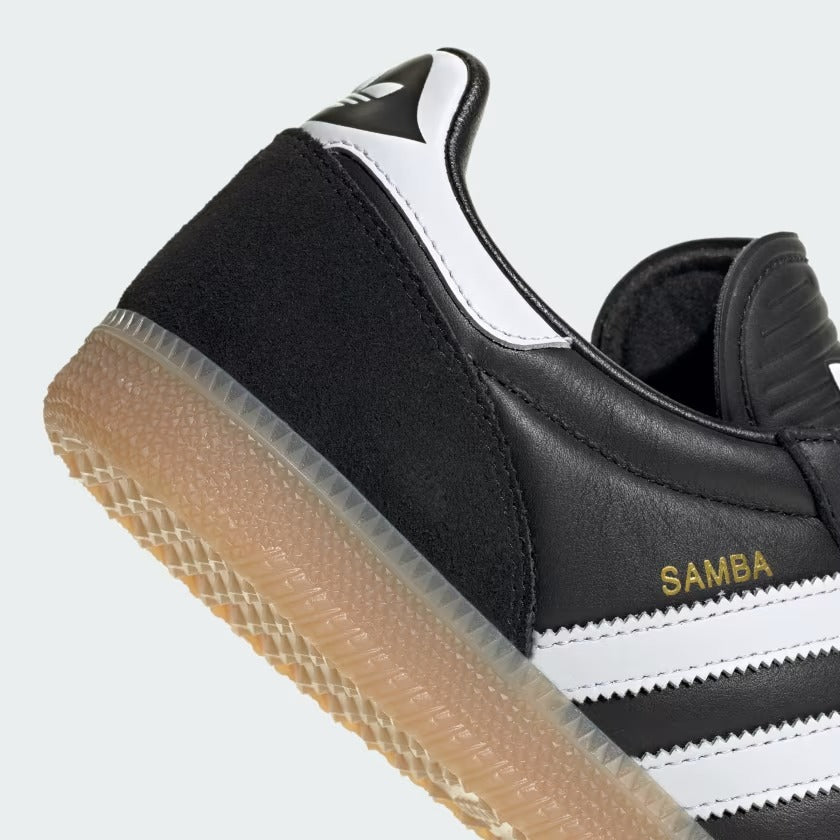 Men's Adidas Samba JP Shoes - Black/White/Gum