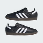 Men's Adidas x Jeremy Scott Samba OG - Core Black/Cloud White