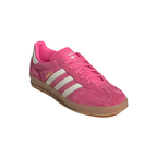 Adidas Women's Pink/White Gazelle Indoor Sneakers, JR1356