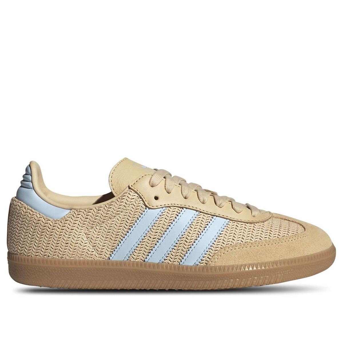 Adidas Originals Women's Black/Sand Strata/Sky Samba OG Sneakers JR8168