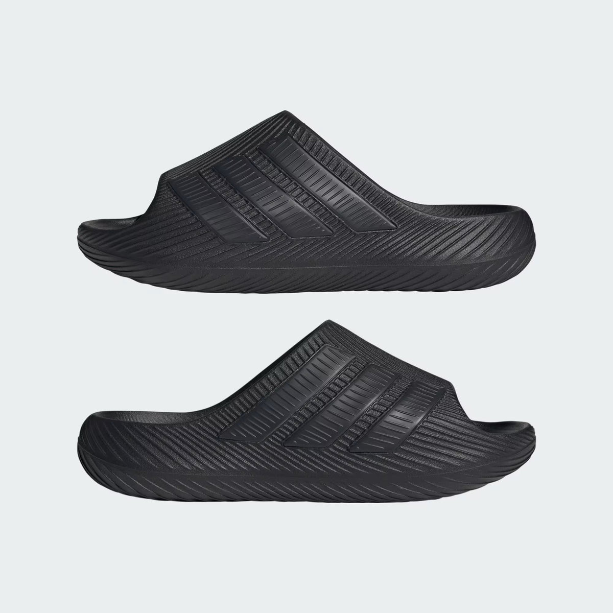 Men's Adidas Purechill Slides - Core Black / Carbon