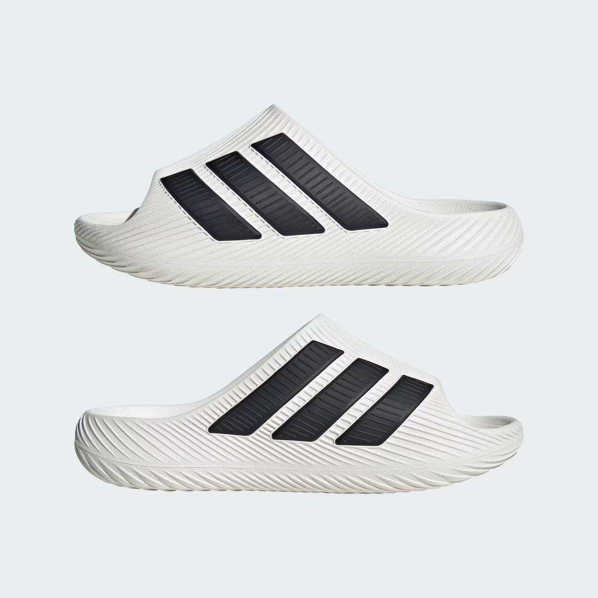 Men's Adidas Purechill Slides - Core White / Core Black
