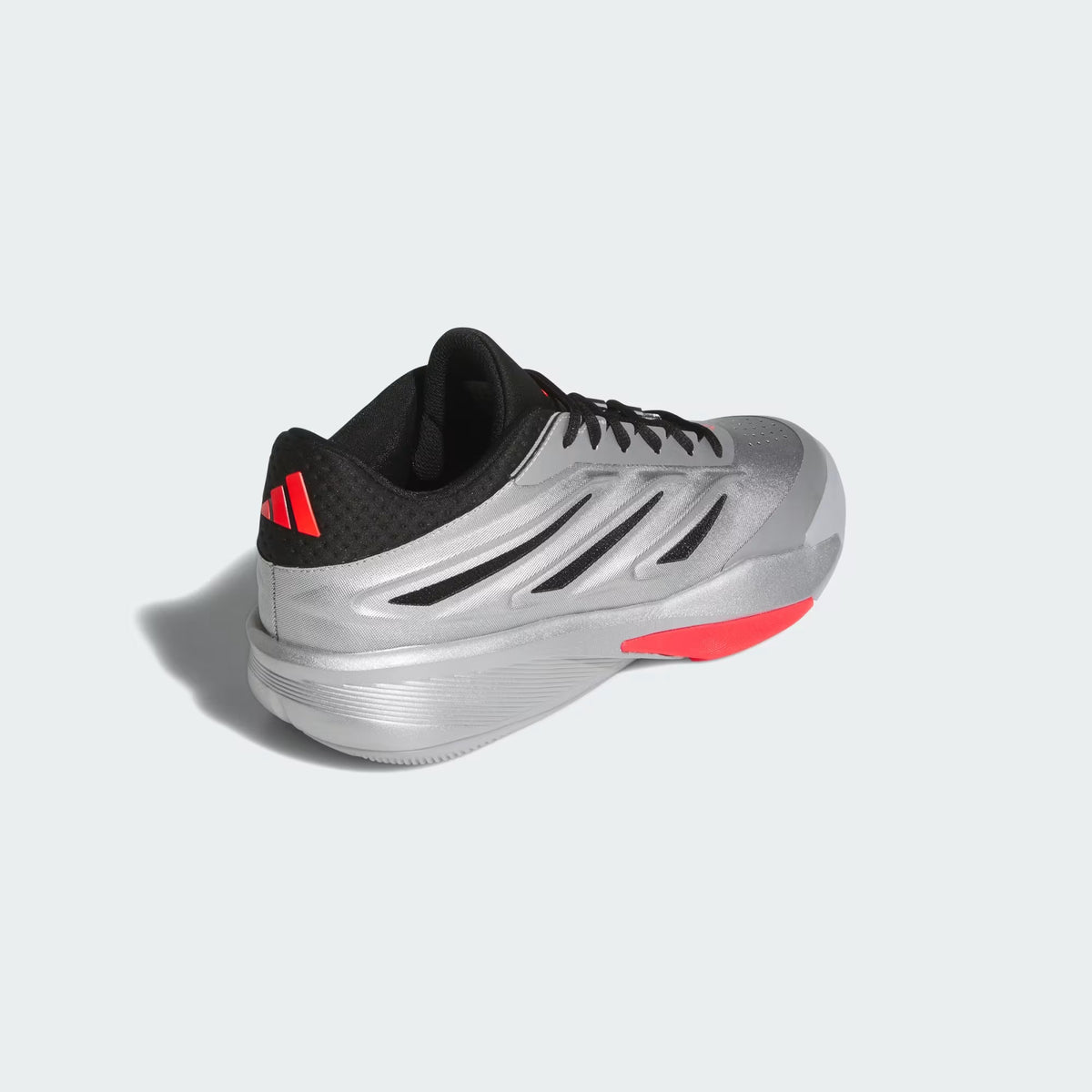 Men's Adidas CRAZY ENERGY Shoes - Silver Metallic / Core Black / Lucid Red